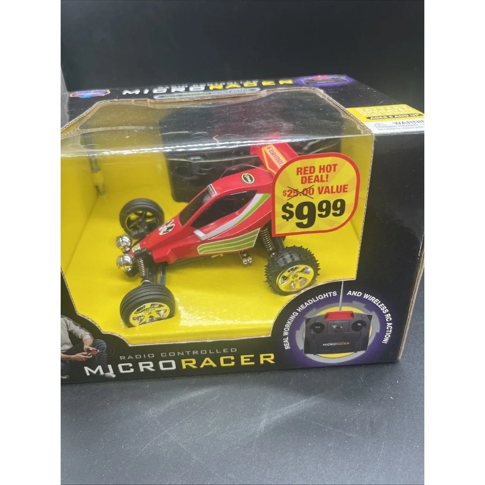 New Blue Hat RC Micro Racer Formula-Fire Red Off-Road Buggy Toy Car Wireless
